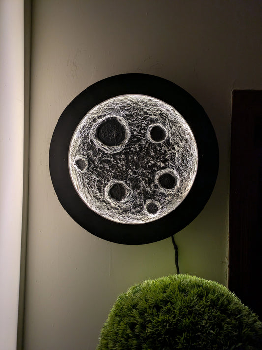 Moon Wall Lamp (22in size)